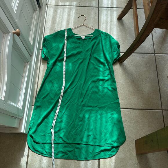 A New Day Green V-Neck Short Sleeve Dress - Size XXL - Picture 6 of 6